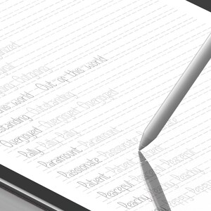 Bang-chan - Printable Handwriting Practice - Digital File - Lettering ...