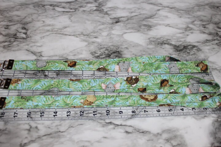 Jungle Animals Keychain/lanyard - Etsy
