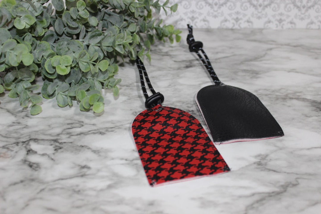 Houdsooth Key Rings Red and Black Houndstooth Key Sleeve - Etsy