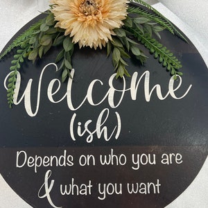 Welcome-ish Sign SVG