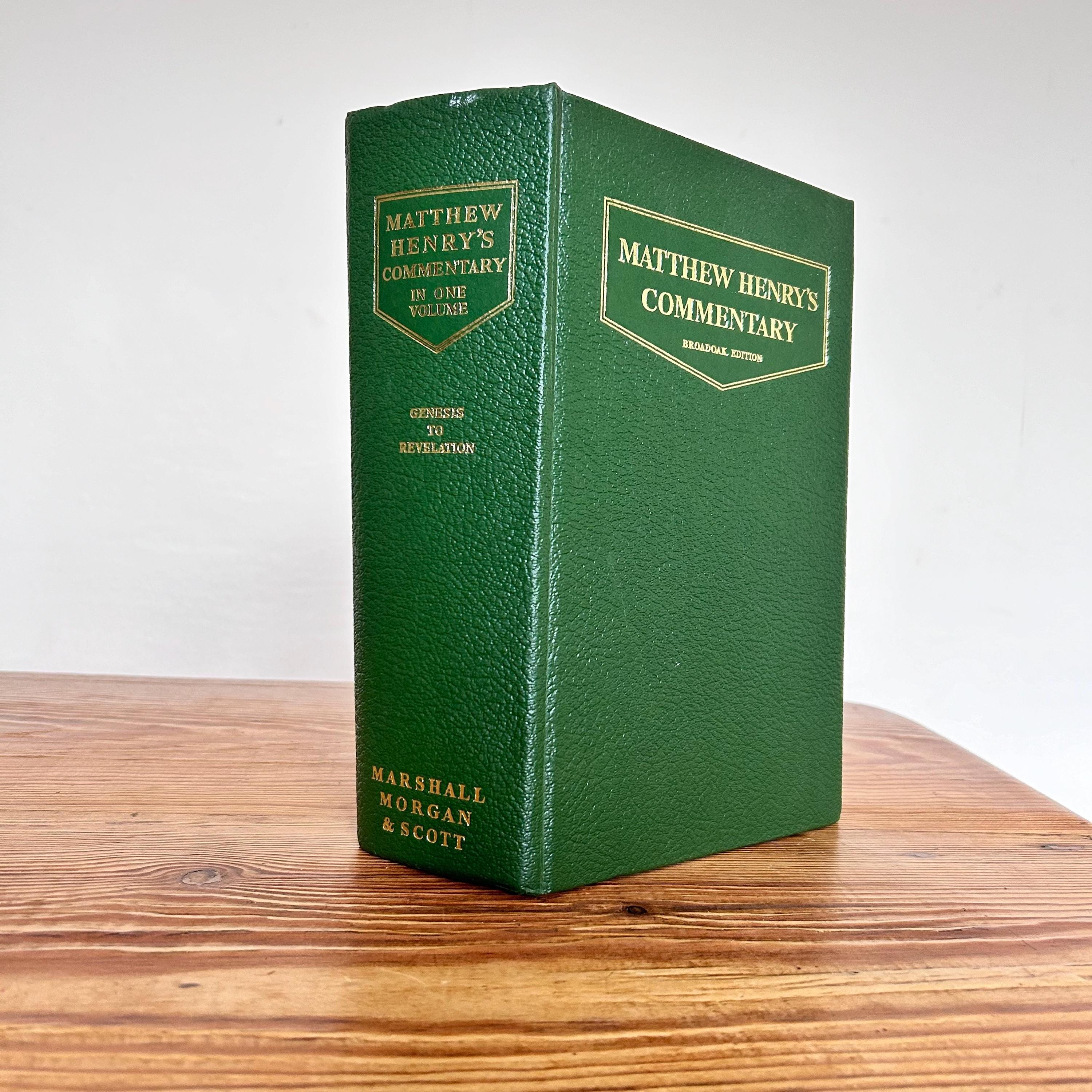 Matthew Henry's Commentary on the Whole Bible in One Volume