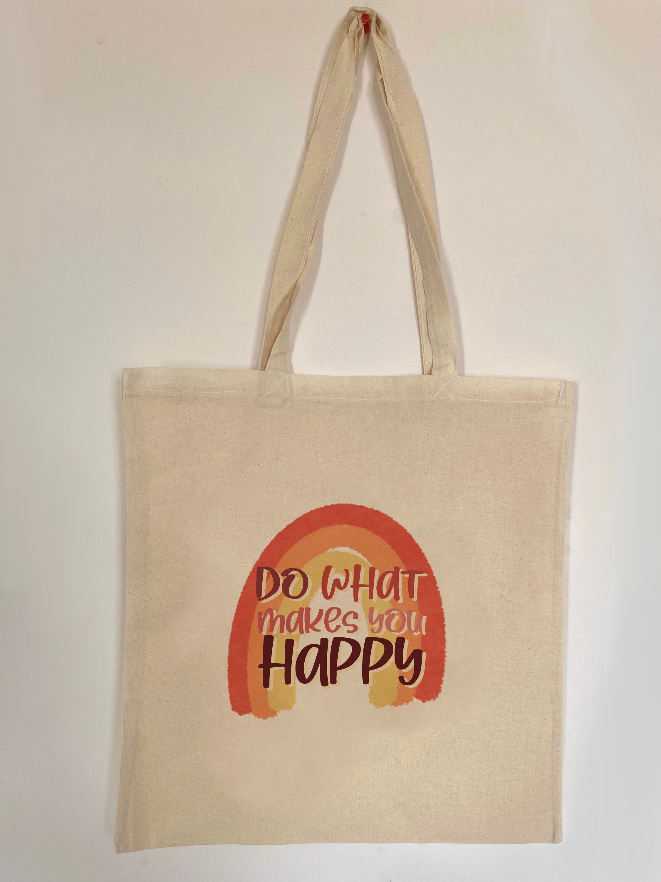 Do What Makes You Happy Tote Bag / Reusable Bag / Bag For Life Etsy