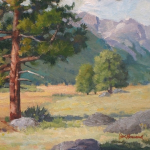 The Valley Pine - Original Oil Painting
