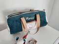 Bowling bag, personalized duffel bag for the weekend, for going to the babysitter's/daycare. Name and fabric of your choice. Unique children's bag