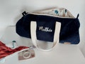 Bowling bag, personalized duffel bag for the weekend, to go to the childminder/to the nursery. First name and fabrics of your choice. Unique child's bag