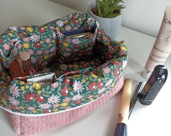 Customizable makeup bag. Original fleece pencil case