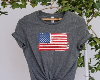 4th Of July T-Shirt, Independence Day Merch, Flag T-Shirt, U.S.A Flag Merch, 4th Of July Gift, Independence Day Gift, USA Flag Design