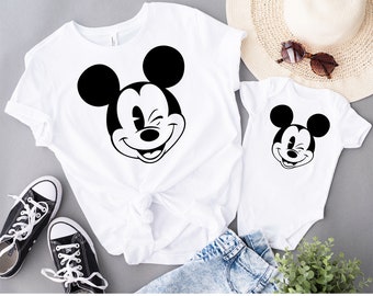Matching Family Vacation Shirts, Mickey Mouse Wink Merch, Mickey, Family Time, Disney Family Vacation Tee 2022, Mickey Mouse Wink T-Shirt