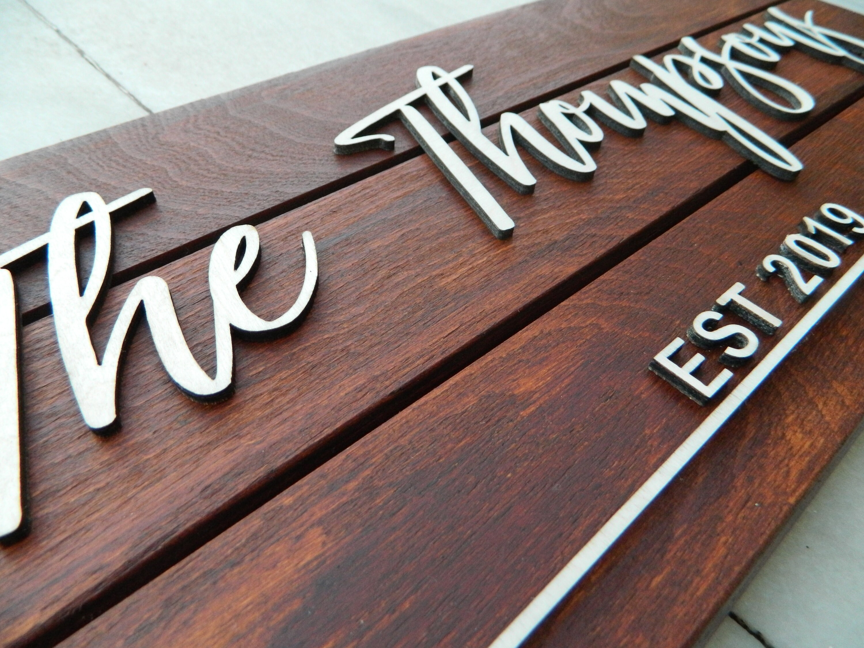 Personalized Business Sign Custom Established Sign Pallet Etsy