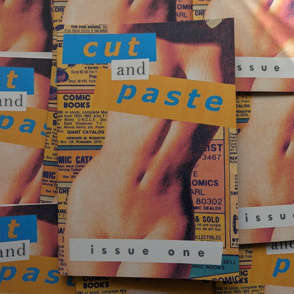 Cut and Paste - issue one. Nude collage art zine (18+)