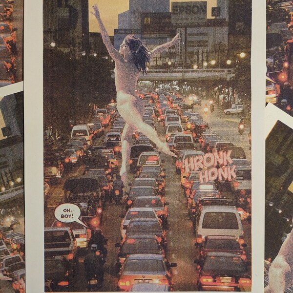 Good Traffic - 3 Colour Risograph A4 Print