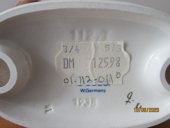 Vintage 1980's Goebel-hummel 'just Resting' Girl Sitting on Fence