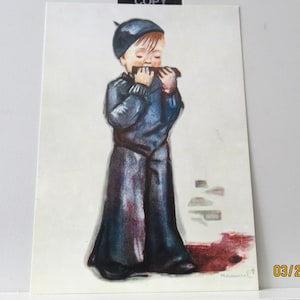 Hummel vintage - Plaisir musical - Carte postale