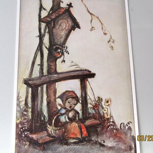 vintage Hummel - mai - Carte postale