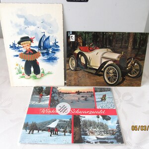 7 cartes postales anciennes - Allemagne