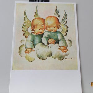 Hummel vintage - 2 anges - Carte postale