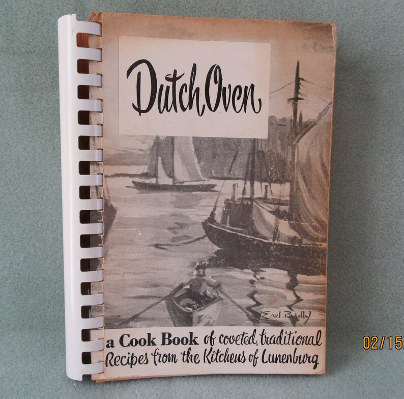 1969 Dutch Oven Lunenburg Nova Scotia Cook Book Canadian Etsy