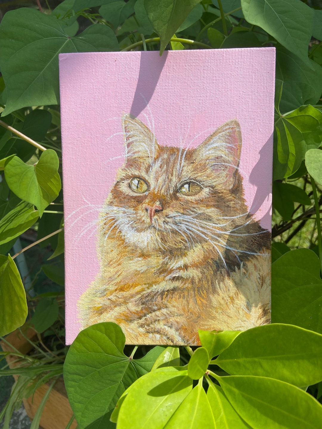 Custom Pet Portraits Custom Acrylic Painting of Your Pet Etsy