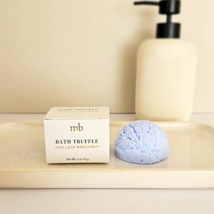 Trufa de baño de bergamota y hoja de roble / Baño de burbujas, Barra de burbujas, Baño hidratante, Regalo de spa, Regalos de autocuidado