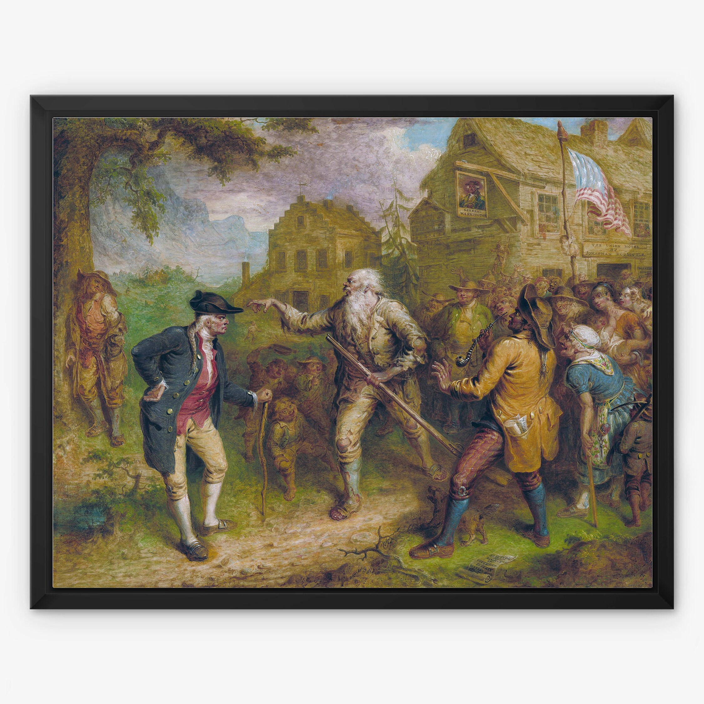 John Quidor Giclée Art Print the Return of Rip Van Winkle - Etsy