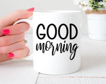 Bonne tasse mignonne de Zazzle.be Liste d'envies Vous avez des idées ? Mug Rise And Shine | Cadeau mignon pour amateur de café | tasse du matin | Bonjour, soleil