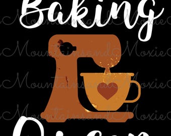 Baking Queen Distressed PNG | Gift For Baker | Baking Gift | Baking Business | Bakery | Patisserie | Digital Instant Download Only