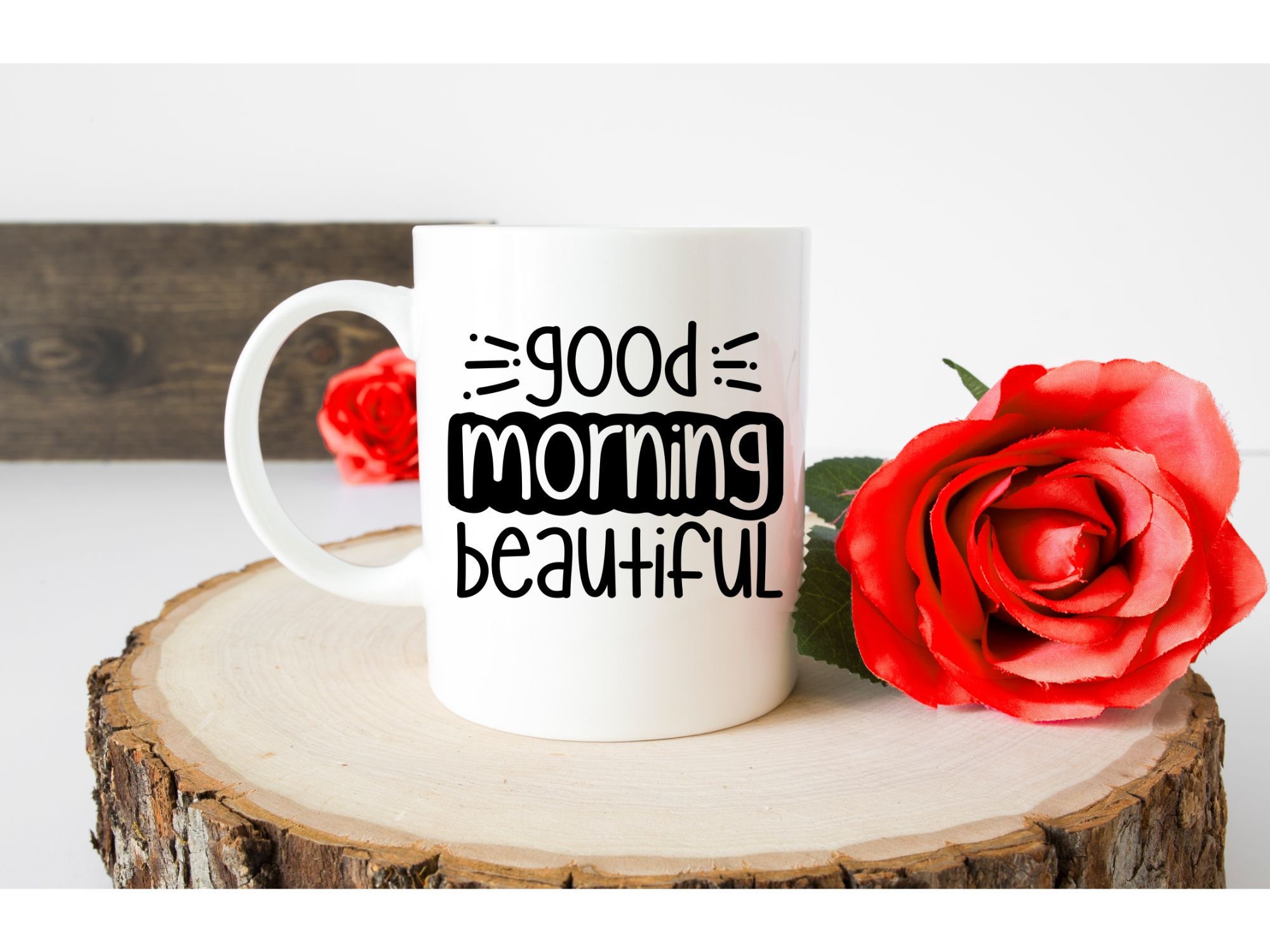 Good Morning Beautiful Cute Coffee Mug Goodmorning Mug Etsy
