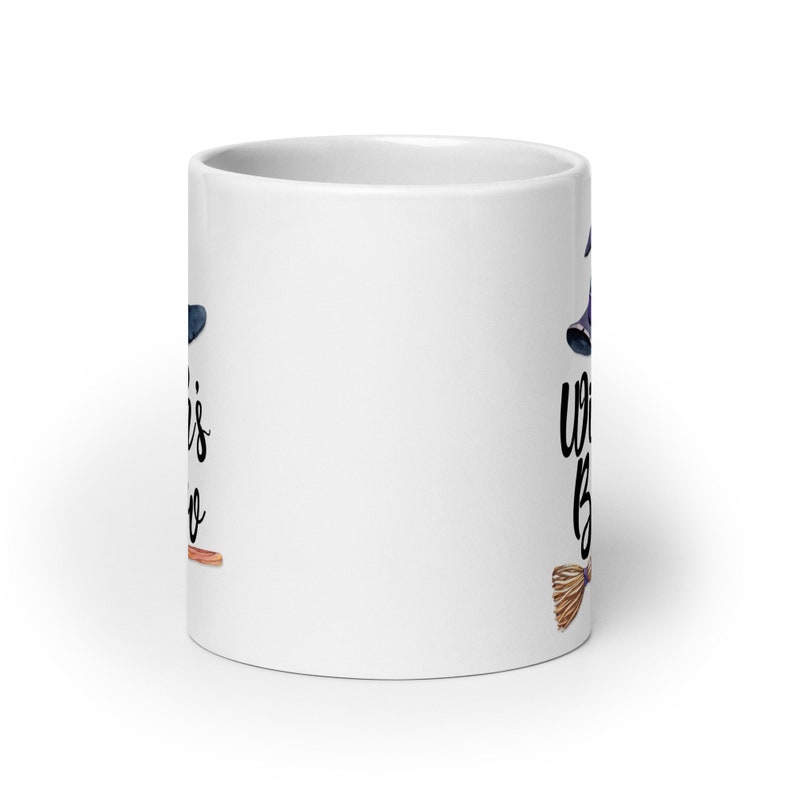 Caneca da fermentação da bruxa | Caneca do chapéu da bruxa | Feliz Dia das Bruxas | Doces ou travessuras | Caneca bonito da bruxa | Cerveja de Bruxas | Presente de Halloween | Presente para amigo imagem 6