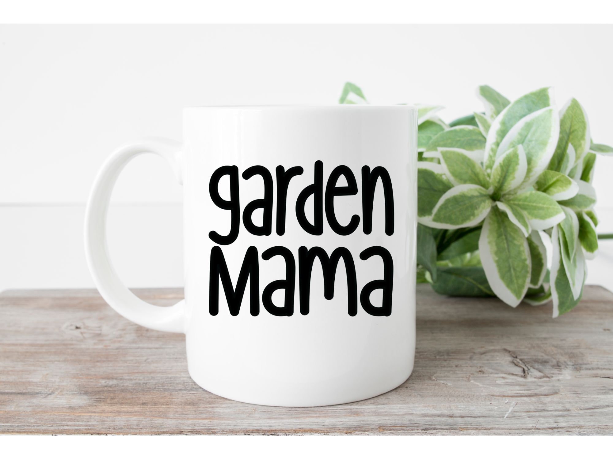 ガーデンママ Garden Mama Cute Gardening Mug | Gift for Gardener | Garden Mom