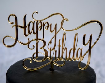 Happy Birthday Cake Topper