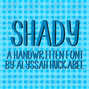 Schaduwrijk handgeschreven lettertype | Procreate Alpha | Canva lettertype | Handschriftlettertype | Trendy Alpha | Letters van A tot Z