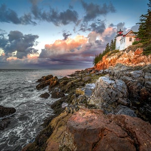 Bass Harbor Lighthouse, Acadia National Park, Maine, print