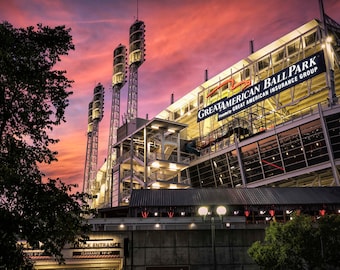 Cincinnati Great American Ballpark, Cincinnati Reds, Man Cave, Cincinnati Images