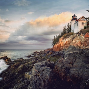 Bass Harbor Lighthouse, Acadia, Maine, fine art photography print