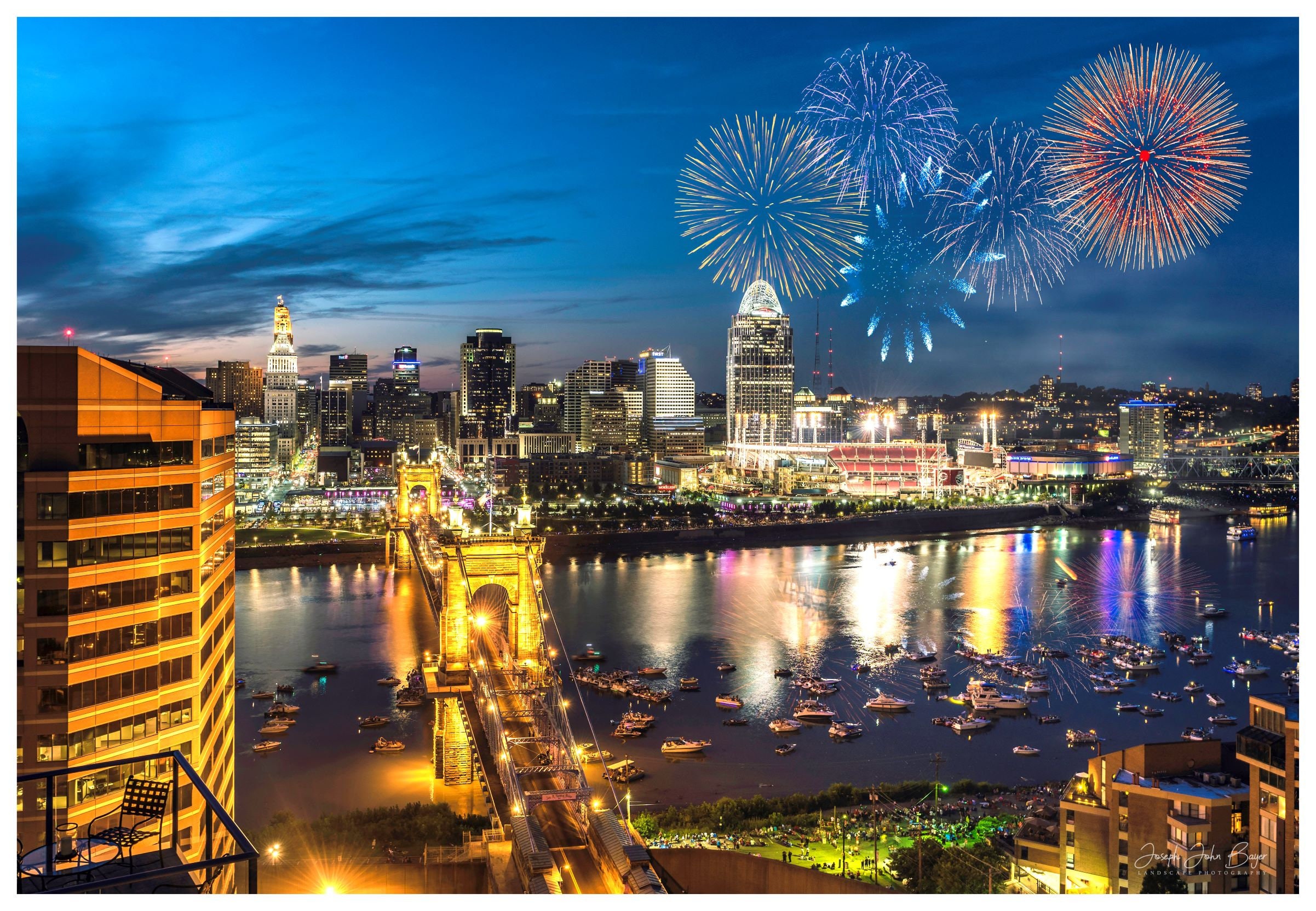 Cincinnati Labor Day Fireworks Etsy