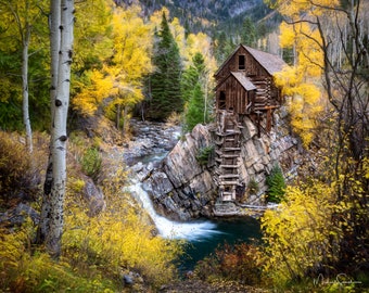 Crystal Mill in Crystal , Colorado