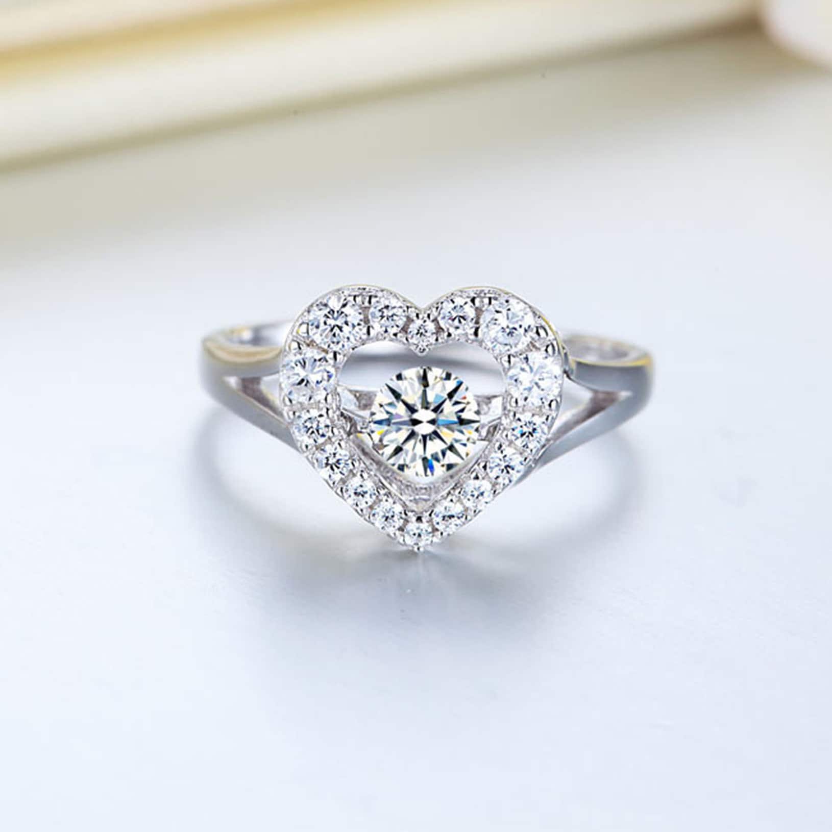 Heart Promise Rings Heart Shaped Diamond Ring Kay Jewelers Heart