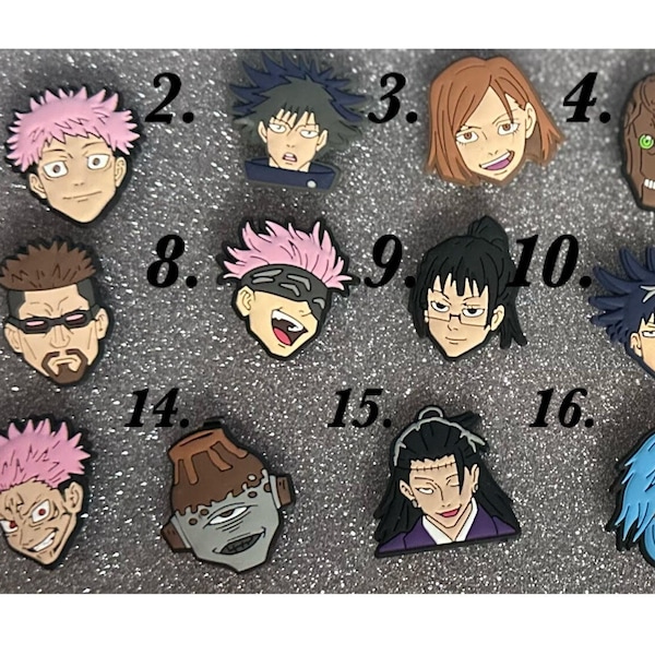 Jujutsu Kaisen JJK Croc Charms