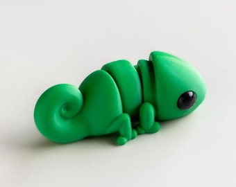 Baby Chameleon 3D Printed