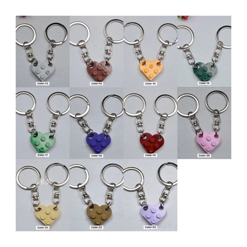 Heart Keychain - Etsy