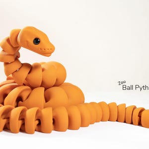 Ball Python Snake 3D Printed