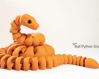 Ball Python Snake 3D Printed
