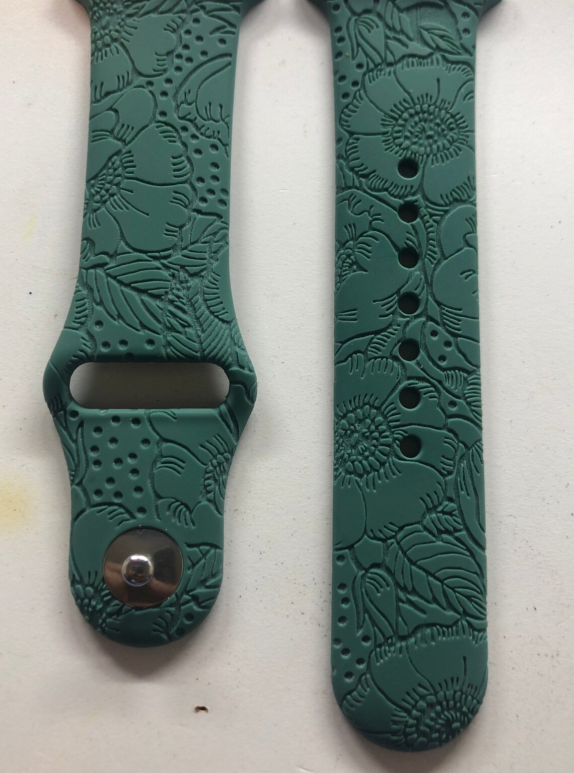 Floral Laser Engraved SmartWatch Bands Etsy