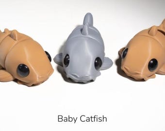 Baby Catfish 3D Printed