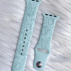 Gemstones Laser Engraved SmartWatch Bands