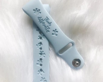 Autism Awareness Laser Engraved SmartWatch Bands