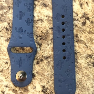 Cactus Laser Engraved SmartWatch Bands