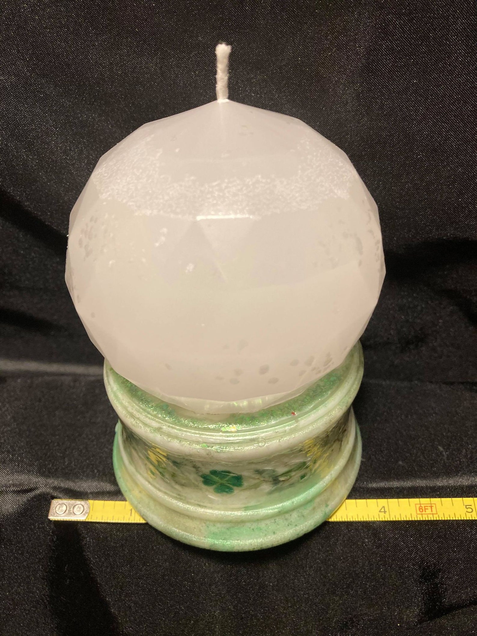 Crystal Ball Candle Etsy