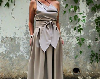 Handmade Satin Maxi Skirt: High Waist Evening Formal Wear