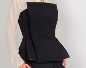 Cocktail Bustier, Women Corset, Cold Shoulders Top, Bustier Top, Party Outerwear, Cocktail Top, ConceptBG